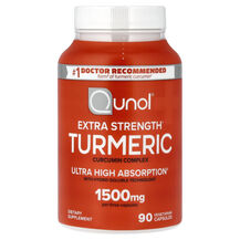 Куркумін Turmeric Curcumin Complex, 500 mg Qunol 90 капсул