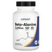 Фото товару Beta-Alanine 3400 mg Фото товару Nutricost, Beta-Alanine 3400 mg, Бета-аланін, 120 капсул