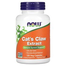 Cat's Claw 334 mg Extract Кошачий коготь 334 мг NOW Foods