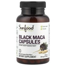 Мака Black Maca 800 mg 90 Sunfood 90 капсул