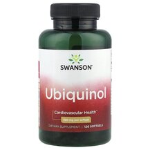 Убіхінол Ubiquinol 100 mg Swanson 120 капсул