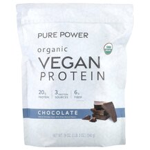 Pure Power Organic Vegan Protein Chocolate Протеин Dr. Pure Power Organic Vegan Protein Chocolate Протеин Dr.