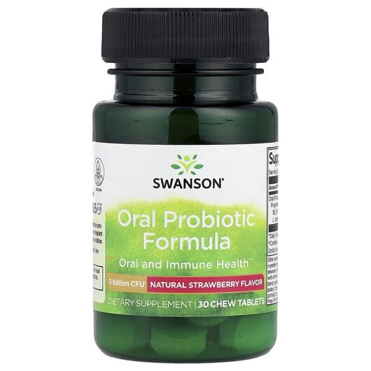 Основне фото товару Oral Probiotic Formula - Natural Strawberry 3 Billion, Пробіотики
