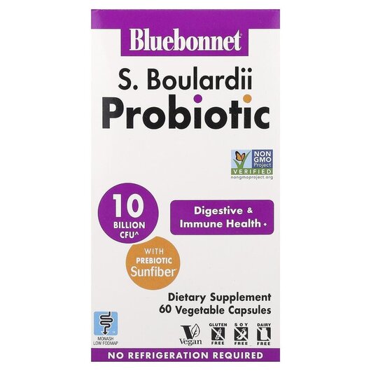 Основне фото товару S. Boulardii Probiotic Основне фото товару S. Boulardii Probiotic, Сахароміцети буларді, 60 капсул