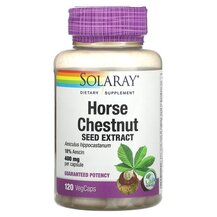 Horse Chestnut Seed Extract 400 mg Конский каштан Solaray