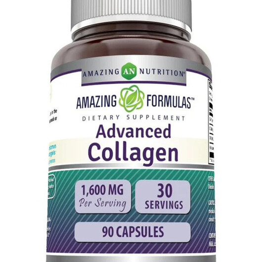 Основне фото товару Amazing Formulas Advanced Collagen Основне фото товару Amazing Formulas Advanced Collagen, Колаген, 90 капсул