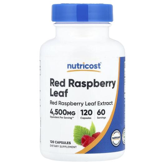 Основное фото товара Nutricost, Малина, Red Raspberry Leaf, 120 капсул