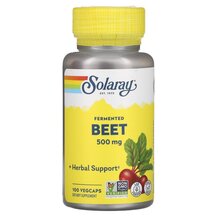 Червоний буряк 500 мг Fermented Beet 500 mg Solaray Червоний буряк 500 мг Fermented Beet 500 mg Solaray