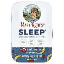 Sleep Dissolving Strips Cranberry Поддержка сна MaryRuth's Sleep Dissolving Strips Cranberry Поддержка сна MaryRuth's