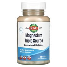 Magnesium Triple Source SR 500 mg Магний KAL 100 таблеток