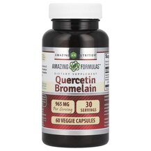 Кверцетин Quercetin Bromelain Amazing Nutrition 60 капсул
