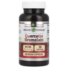 Кверцетин Quercetin Bromelain Amazing Nutrition 60 капсул Кверцетин Quercetin Bromelain Amazing Nutrition 60 капсул
