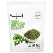 Organic Moringa Powder Моринга Sunfood 227 г