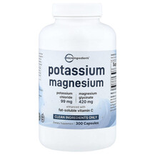 Potassium Magnesium Калий Micro Ingredients 300 капсул