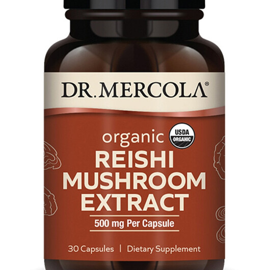 Основное фото товара Organic Reishi Mushroom Extract Основное фото товара Dr. Mercola, Грибы Рейши, Organic Reishi Mushroom Extract, 30 кап