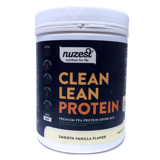 Основне фото товару Nuzest, Clean Lean Protein Vanilla, Гороховий Протеїн, 500 г