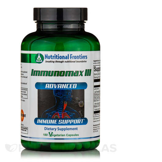 Основное фото товара Nutritional Frontiers, Поддержка иммунитета, ImmunoMax III, 180 к