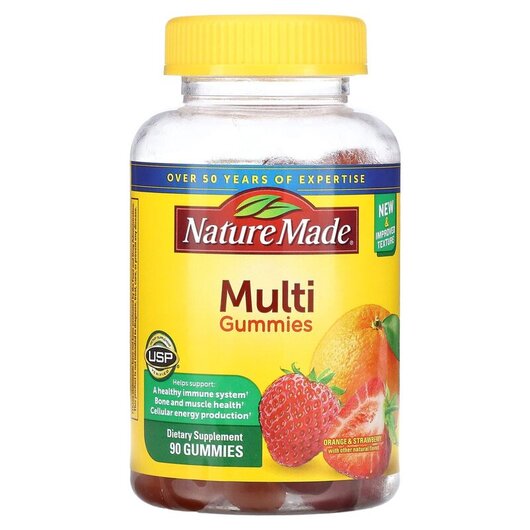 Основное фото товара Multi Gummies Orange Cherry & Mixed, Мультивитамины, 90 жеват