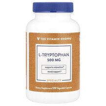L-Триптофан L-Tryptophan 500 mg TheVitaminShoppe L-Триптофан L-Tryptophan 500 mg TheVitaminShoppe