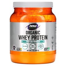 Протеїн Sports Organic Whey Protein Natural Unflavored NOW Протеїн Sports Organic Whey Protein Natural Unflavored NOW