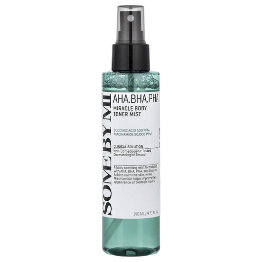 Основное фото товара AHA. BHA. PHA Miracle Body Toner Mist Основное фото товара Тоник для лица, AHA. BHA. PHA Miracle Body Toner Mist, 140 мл
