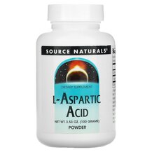 L-Aspartic Acid Powder L-Аспартат Source Naturals 100 г L-Aspartic Acid Powder L-Аспартат Source Naturals 100 г