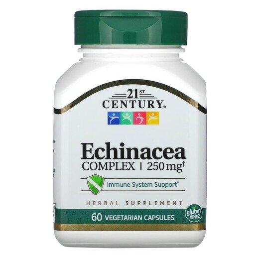 Основное фото товара 21st Century, Эхинацея 250 мг, Echinacea Complex, 60 капсул