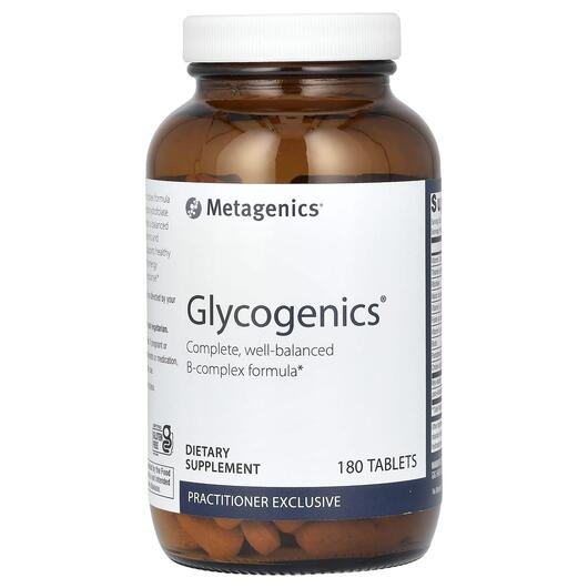 Основне фото товару Glycogenics Основне фото товару Metagenics, Glycogenics, B-комплекс, 180 таблеток