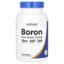 Boron 10 mg Бор Nutricost 240 капсул Boron 10 mg Бор Nutricost 240 капсул