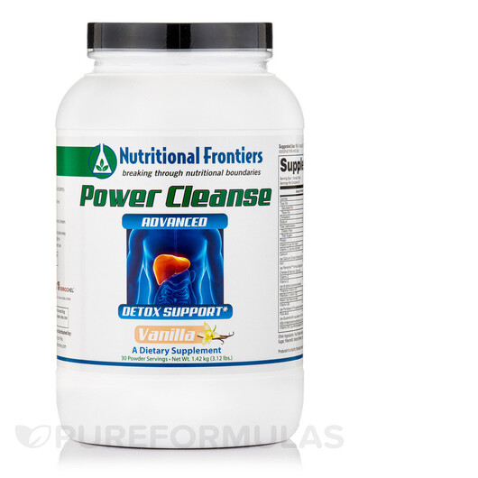 Основное фото товара Жиросжигатели, Power Cleanse Powder Vanilla 30 Servings, 1420 г