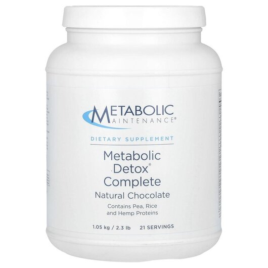 Основне фото товару Metabolic Detox Complete Natural Chocolate, Детокс та очищення, 1