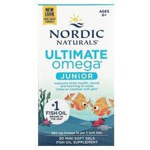 Ultimate Omega Junior Омега для подростков Nordic Naturals Ultimate Omega Junior Омега для подростков Nordic Naturals