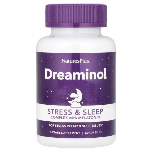 Основное фото товара Мелатонин, Dreaminol Stress & Sleep Complex with Melatonin, 6