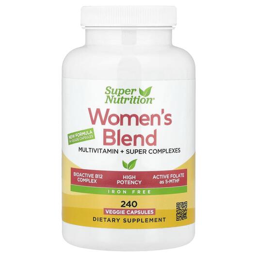 Основне фото товару Women's Multivitamin with Super Balancing Botanicals Greens Spices and Vitamin A Iron Free Основне фото товару Women's Multivitamin with Super Balancing Botanicals, Залізо