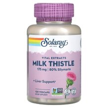 Vital Extracts Milk Thistle 175 mg Расторопша Solaray Vital Extracts Milk Thistle 175 mg Расторопша Solaray