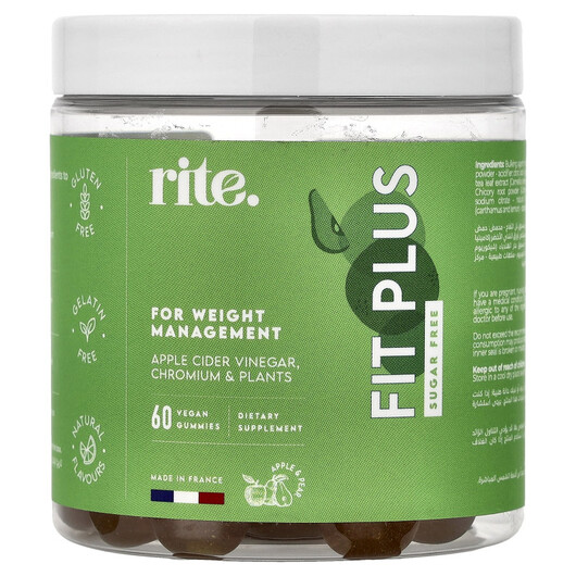 Основное фото товара Поддержка роста волос, Fit Plus Gummies Apple & Pear, 60 табл