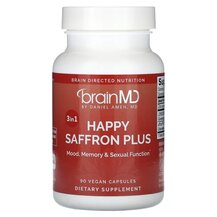 Шафран Happy Saffron Plus BrainMD 90 капсул