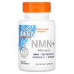 Фото товару NMN+ 400 mg Фото товару Doctor's Best, NMN+ 400 mg, Нікотинамід мононуклеотид, 60 ка