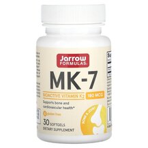 K2 as MK-7 180 mcg MK-7 180 мкг Jarrow Formulas 30 капсул K2 as MK-7 180 mcg MK-7 180 мкг Jarrow Formulas 30 капсул