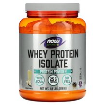 Протеїн Sports Whey Protein Isolate Creamy Vanilla NOW Протеїн Sports Whey Protein Isolate Creamy Vanilla NOW
