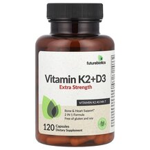 Vitamin K2 + D3 Extra Витамины D3 и K2 Future Biotics Vitamin K2 + D3 Extra Витамины D3 и K2 Future Biotics
