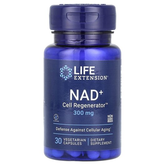 Основне фото товару NAD+ Cell Regenerator 300 mg, Нікотинамід рибозид, 30 капсул