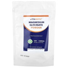 Magnesium Glycinate Powder Магний Глицинат Vitamatic 250 г