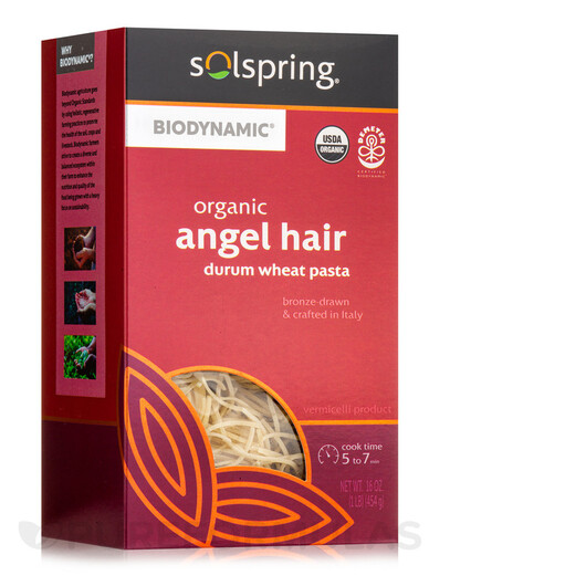 Основное фото товара Solspring Biodynamic Organic Angel Hair Durum, Кожа ногти волосы,