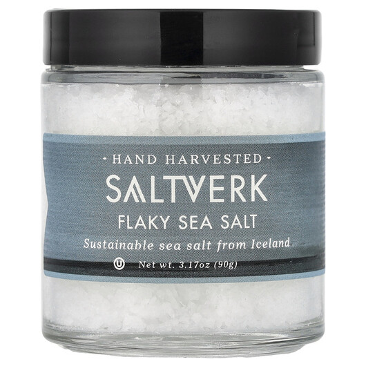 Основне фото товару Saltverk, Flaky Sea Salt, Спеції, 90 г