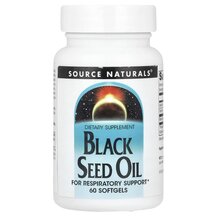 Black Seed Oil Черный тмин Source Naturals 60 капсул Black Seed Oil Черный тмин Source Naturals 60 капсул