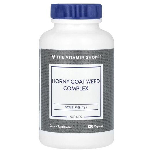 Основное фото товара TheVitaminShoppe, Горянка, Men's Horny Goat Weed Complex, 12