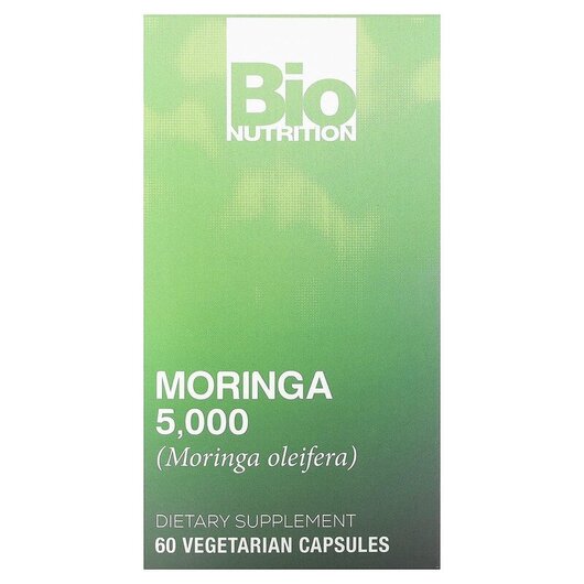 Основное фото товара Bio Nutrition, Моринга 5000 мг, Moringa Super Food 5000 mg, 60 ка
