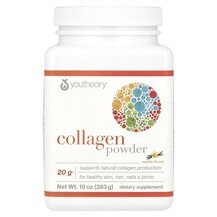 Колаген Ваніль Collagen Powder Vanilla Youtheory 283.5 г Колаген Ваніль Collagen Powder Vanilla Youtheory 283.5 г