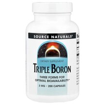 Triple Boron 3 mg 200 Тройной бор 3 мг Source Naturals Triple Boron 3 mg 200 Тройной бор 3 мг Source Naturals